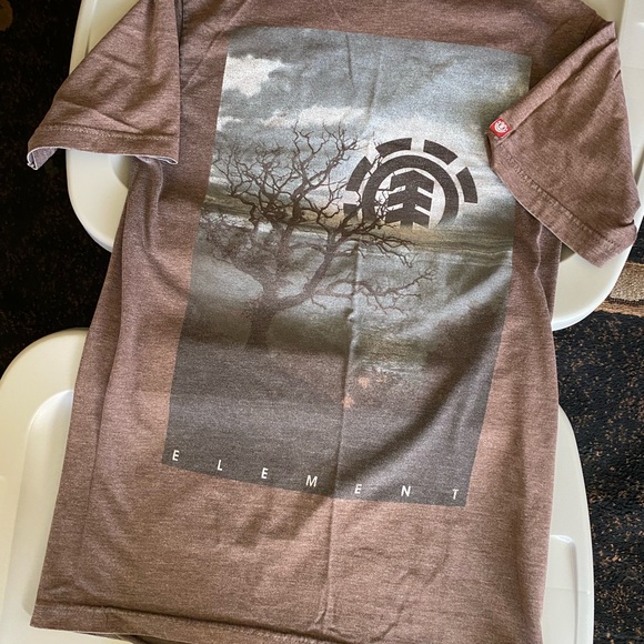 Element Brown Graphic T-Shirt - Picture 2 of 12